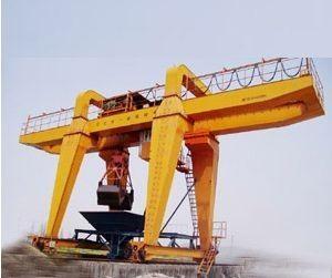 5t、10t雙梁抓斗門式起重機